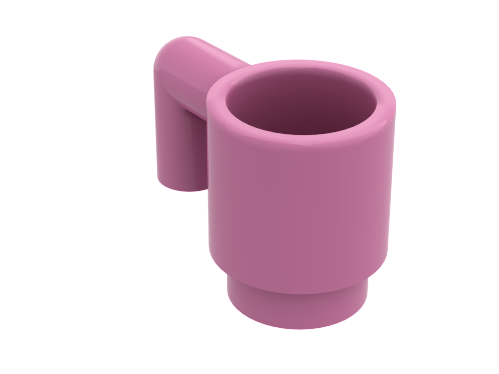 LEGO Tasse / Cup in Dark Pink – ®