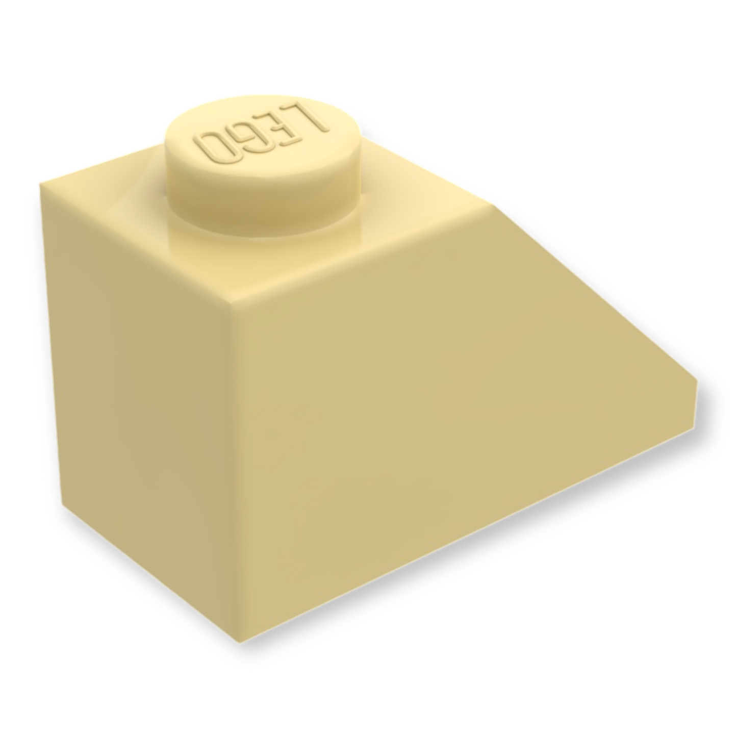 LEGO Slope 45 2x1 - Beige