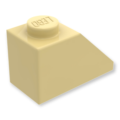 LEGO Slope 45 2x1 - Beige