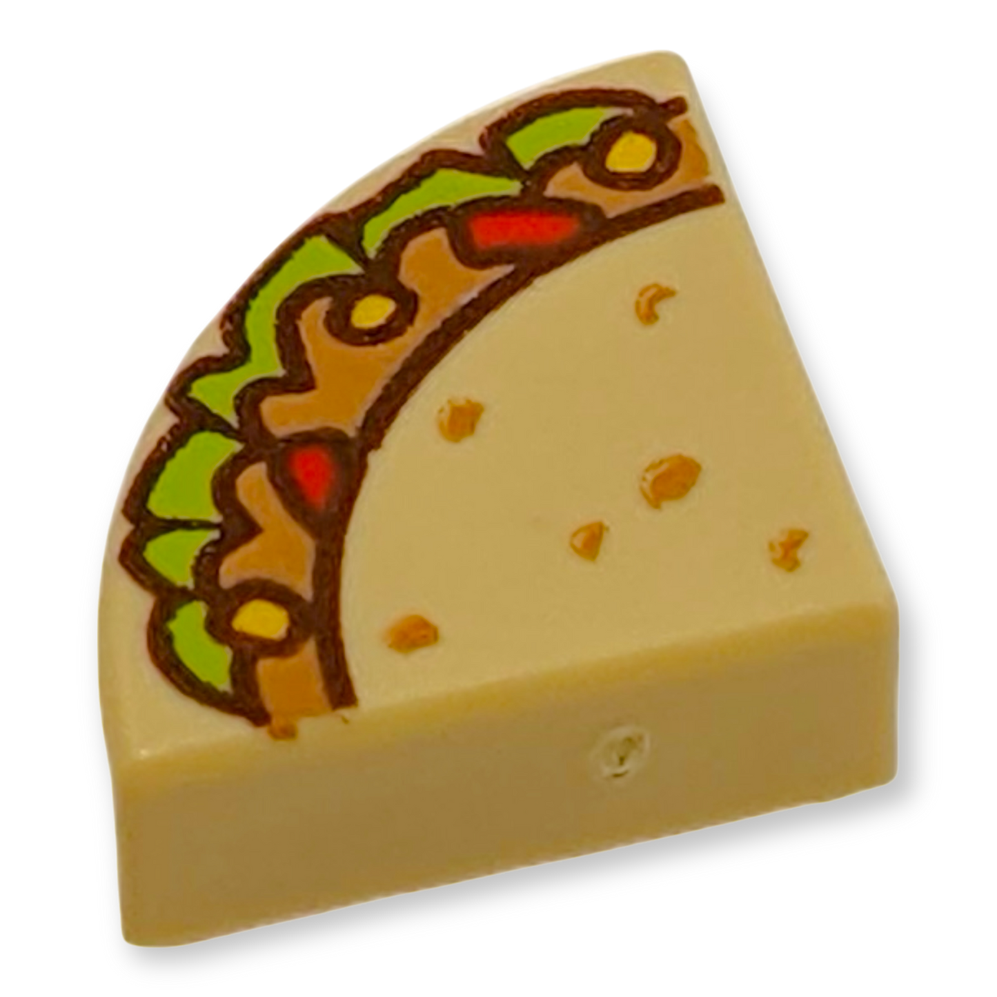 LEGO Tile 1x1 Quater - Taco