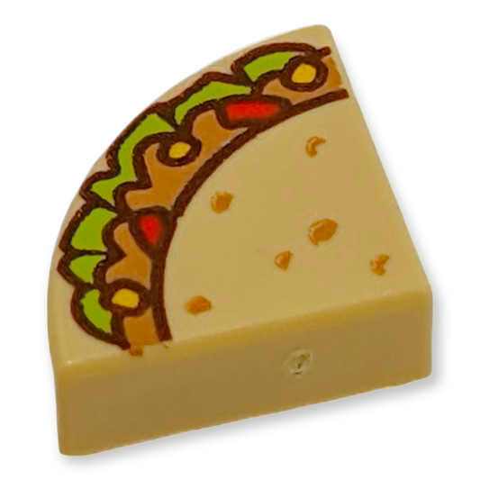 LEGO Tile 1x1 Quater - Taco