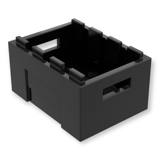 LEGO Kiste 3x4x1 2/3 in Schwarz