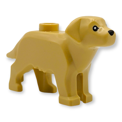 LEGO Hund - Golden Retriever / Labrador in Tan