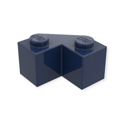 LEGO Brick Modified 2x2 Facet- Dark Blue