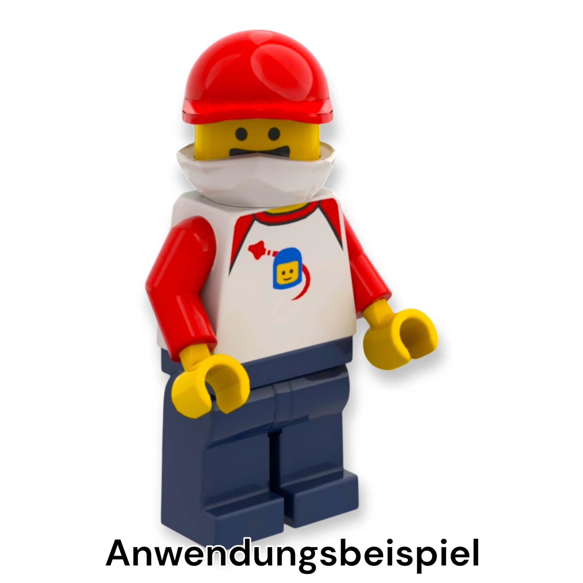 LEGO Minifigur Gesichtsschal in Weiß