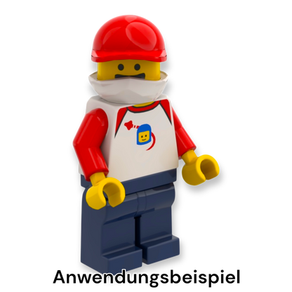 LEGO Minifigur Gesichtsschal in Weiß