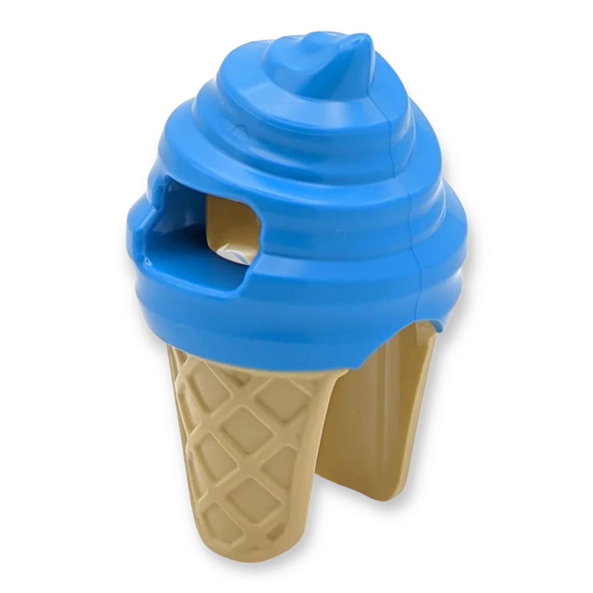 LEGO Minifigur-Kostüm - Dark Azure Eis mit geformter Waffel