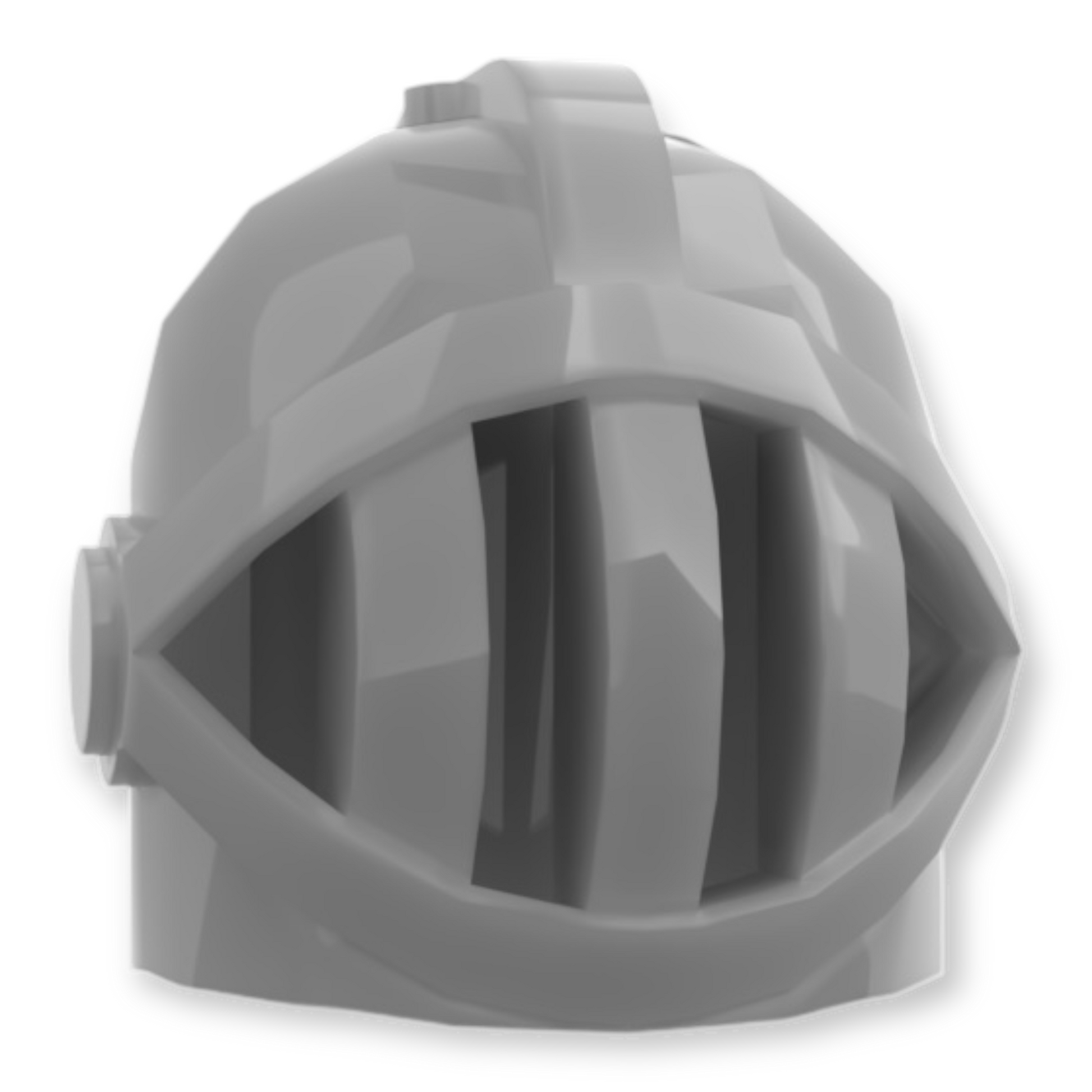 LEGO Hut / Helm - Ritterhelm in Flat Silver