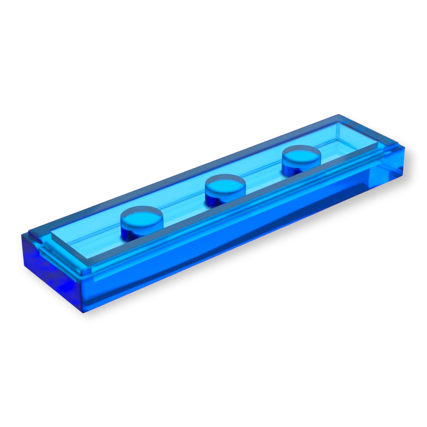 LEGO Tile 1x4 - Trans-Dark Blue