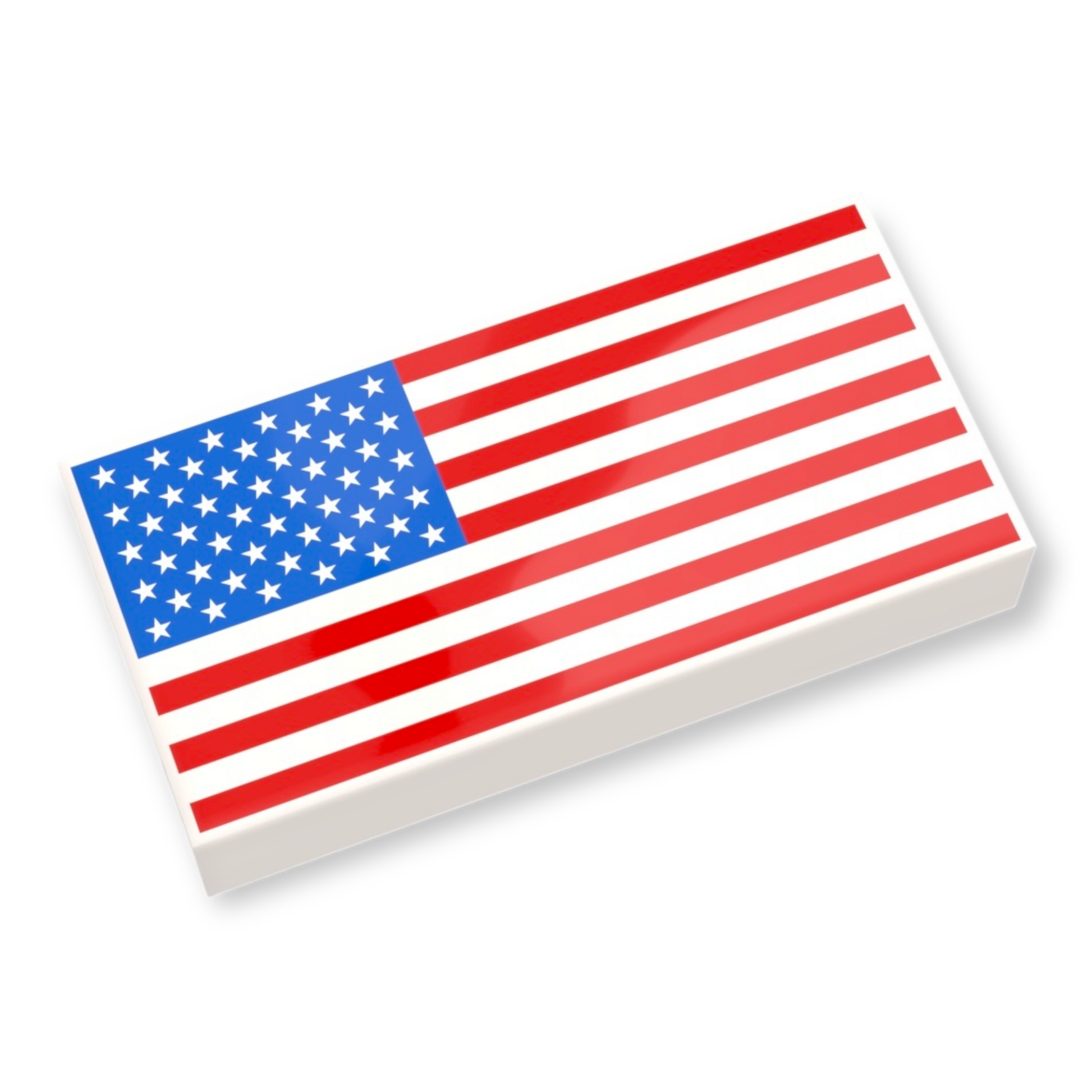 LEGO Tile 1x2 - Flagge der USA