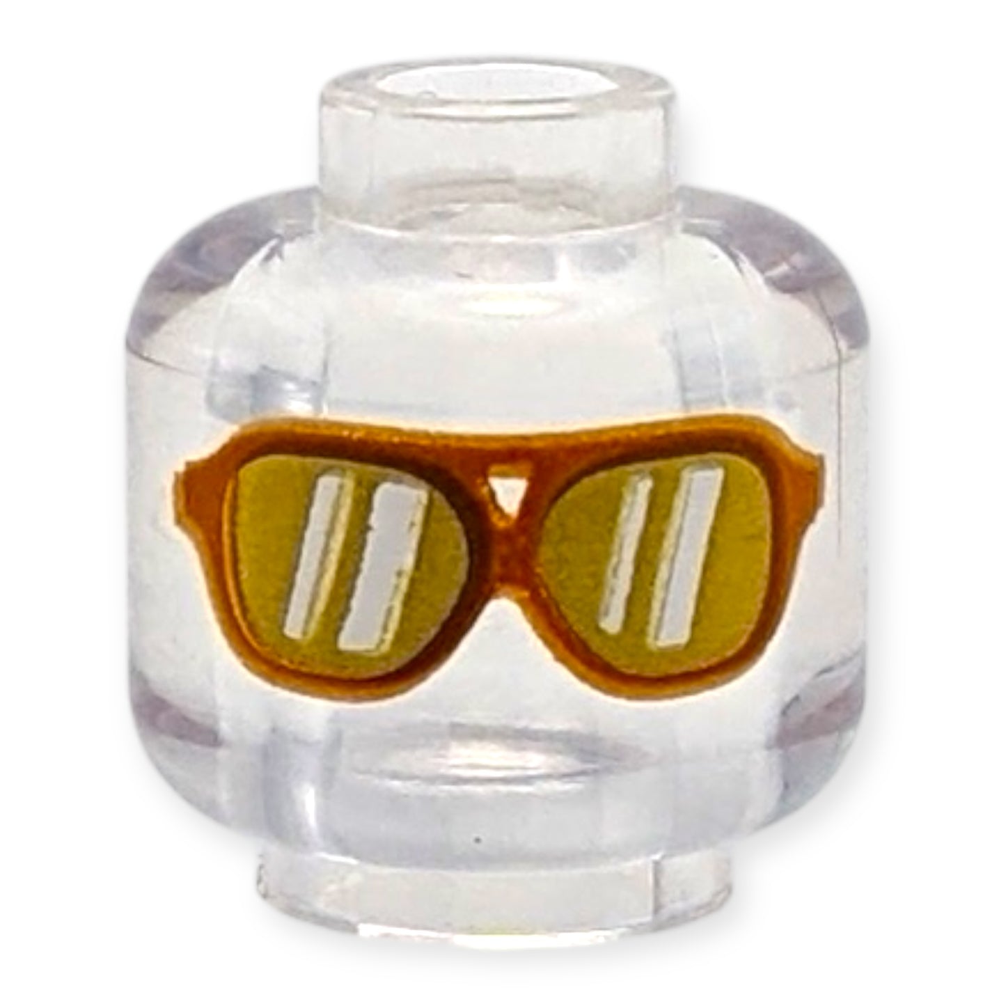 LEGO Minifiguren Kopf - 4358 Transparent Sonnenbrille