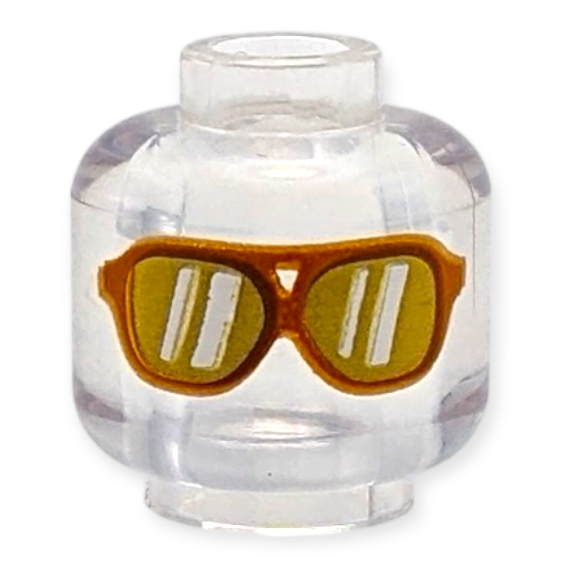 LEGO Minifiguren Kopf - 4358 Transparent Sonnenbrille