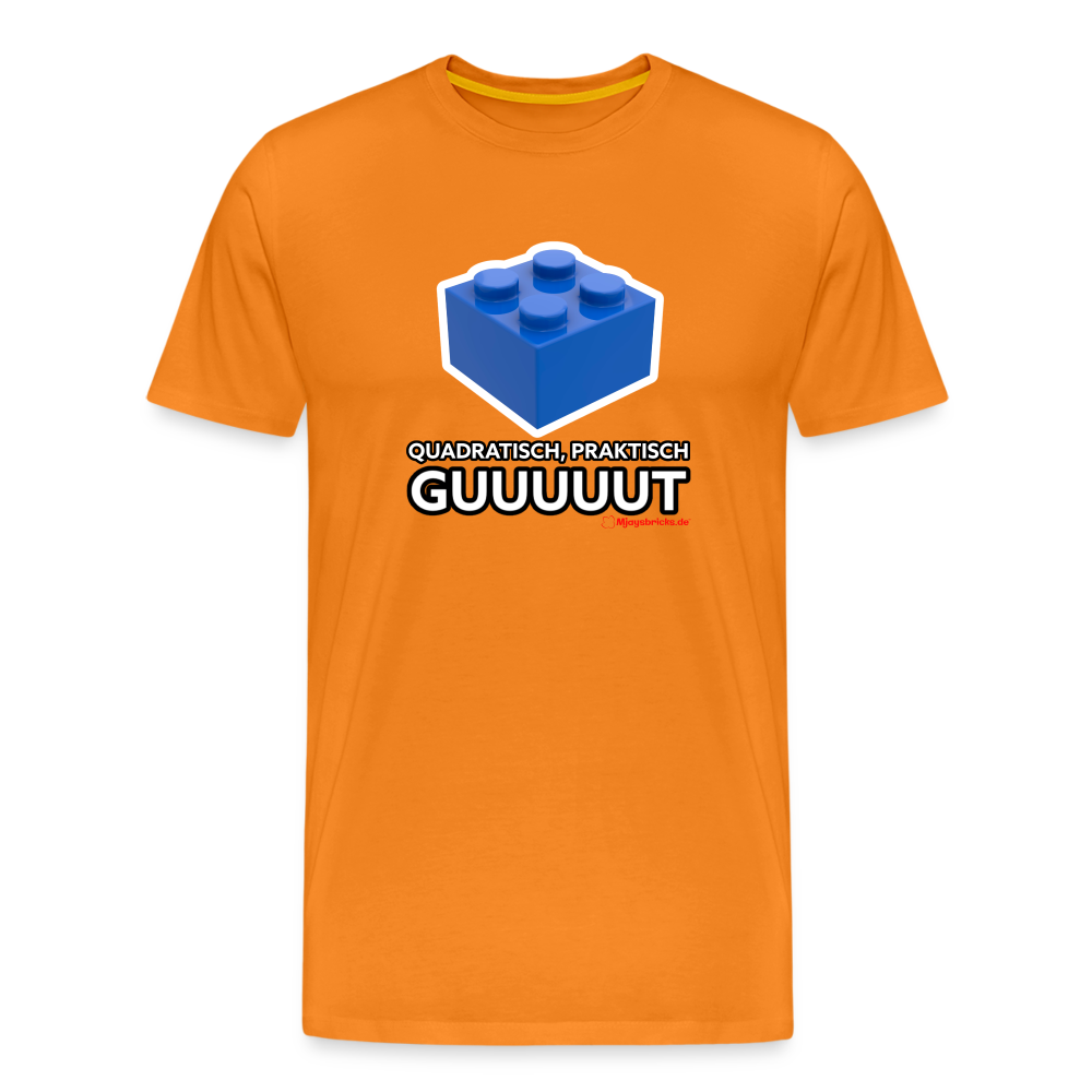 T-Shirt QUADRATISCH PRAKTISCH GUUUUUT - Orange