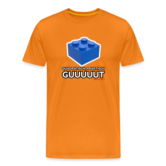 T-Shirt QUADRATISCH PRAKTISCH GUUUUUT - Orange