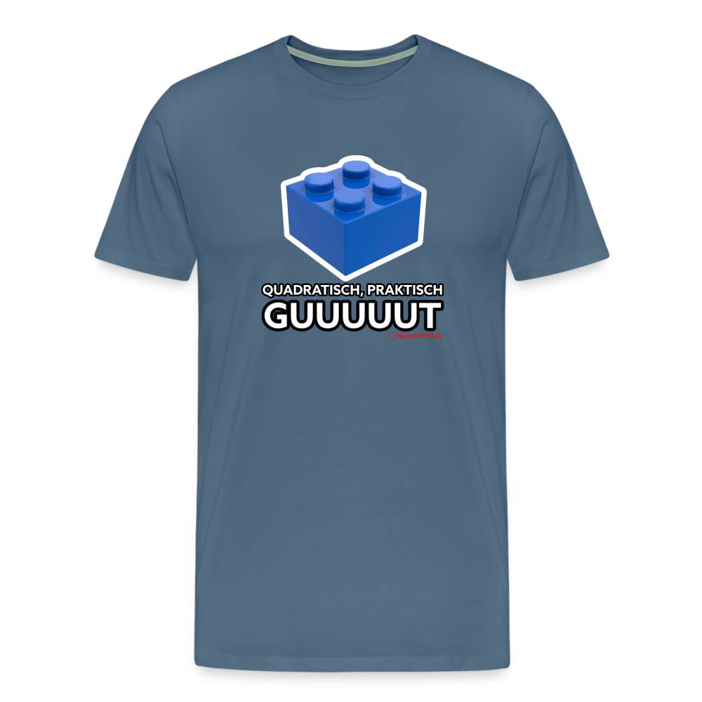 T-Shirt QUADRATISCH PRAKTISCH GUUUUUT - Blaugrau