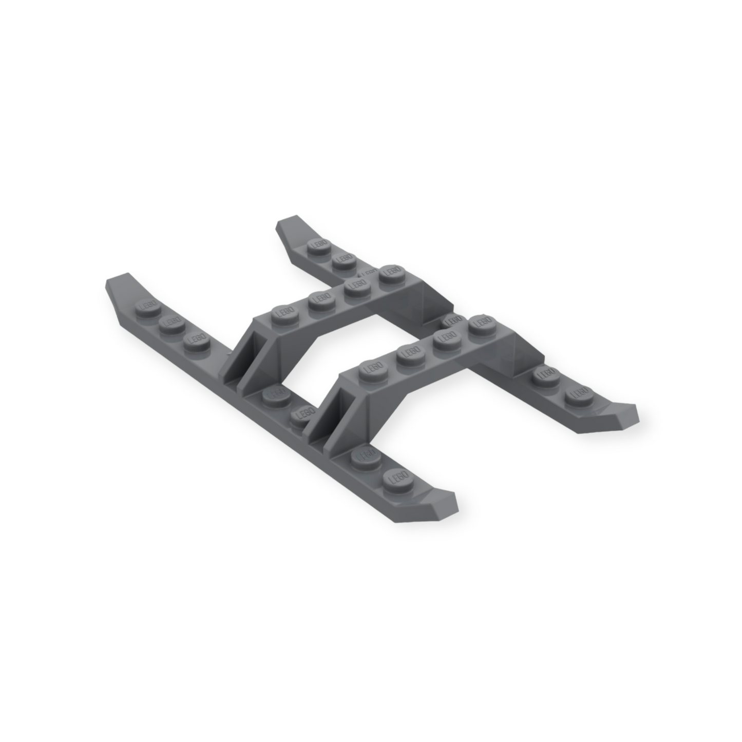 LEGO Helicopter Sled Rails 12x6 - Dark Bluish Gray