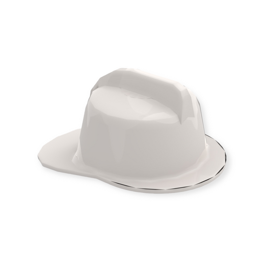 Chapeau LEGO - Casque de pompier - Casque de pompier en blanc