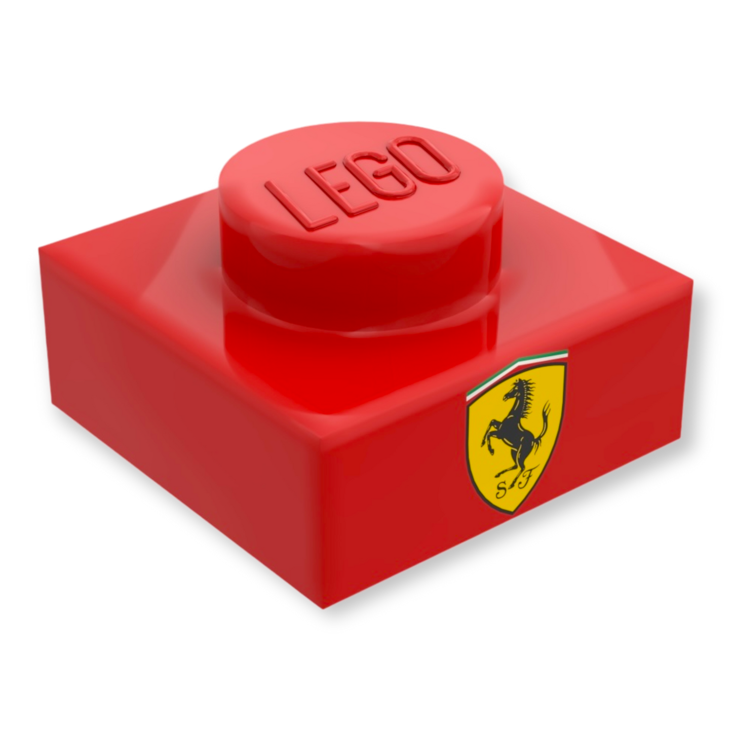 LEGO Plate 1x1 - Ferrari Logo