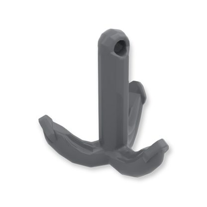 LEGO -  Haken Hook in Dark Bluish Gray