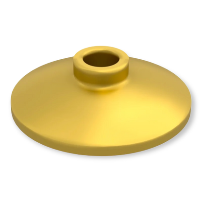 LEGO Dish 2x2 Inverted (Radar) - Metallic Gold