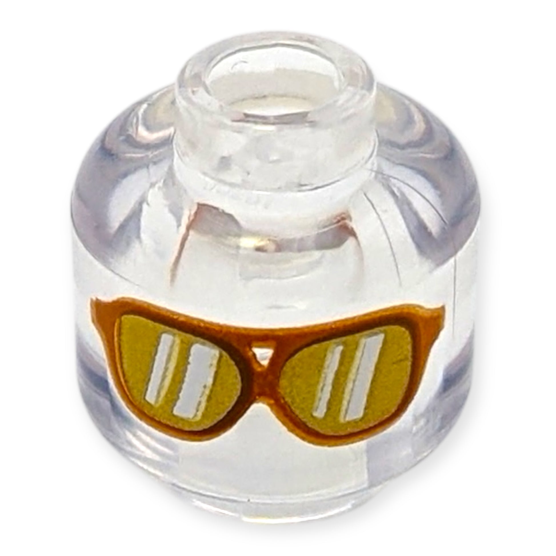 LEGO Minifiguren Kopf - 4358 Transparent Sonnenbrille