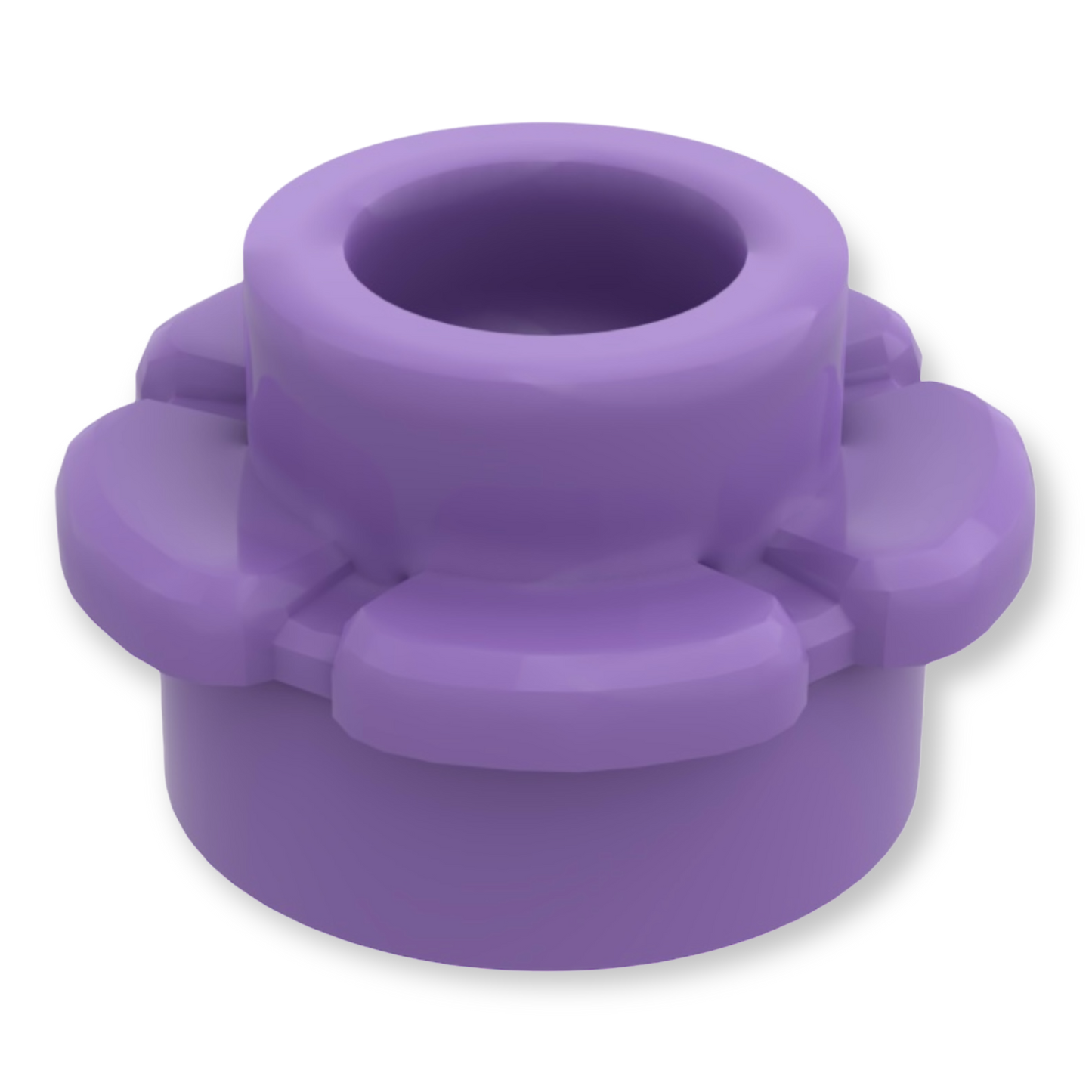 LEGO Plate Round 1x1 Flower - Lavender