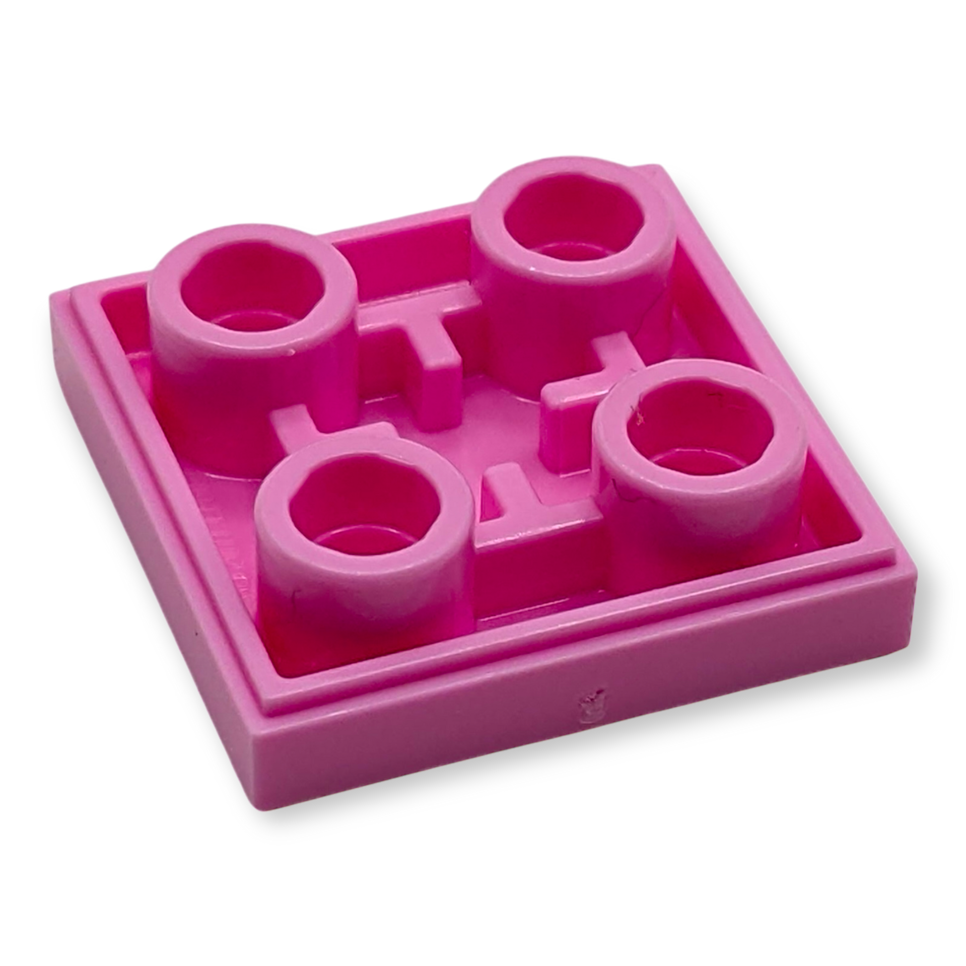 LEGO Tile 2x2 - Geschenk Bright Pink