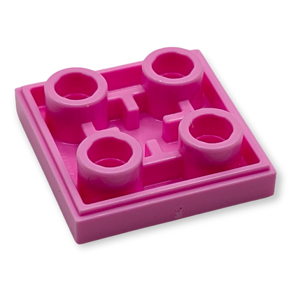 LEGO Tile 2x2 - Geschenk Bright Pink