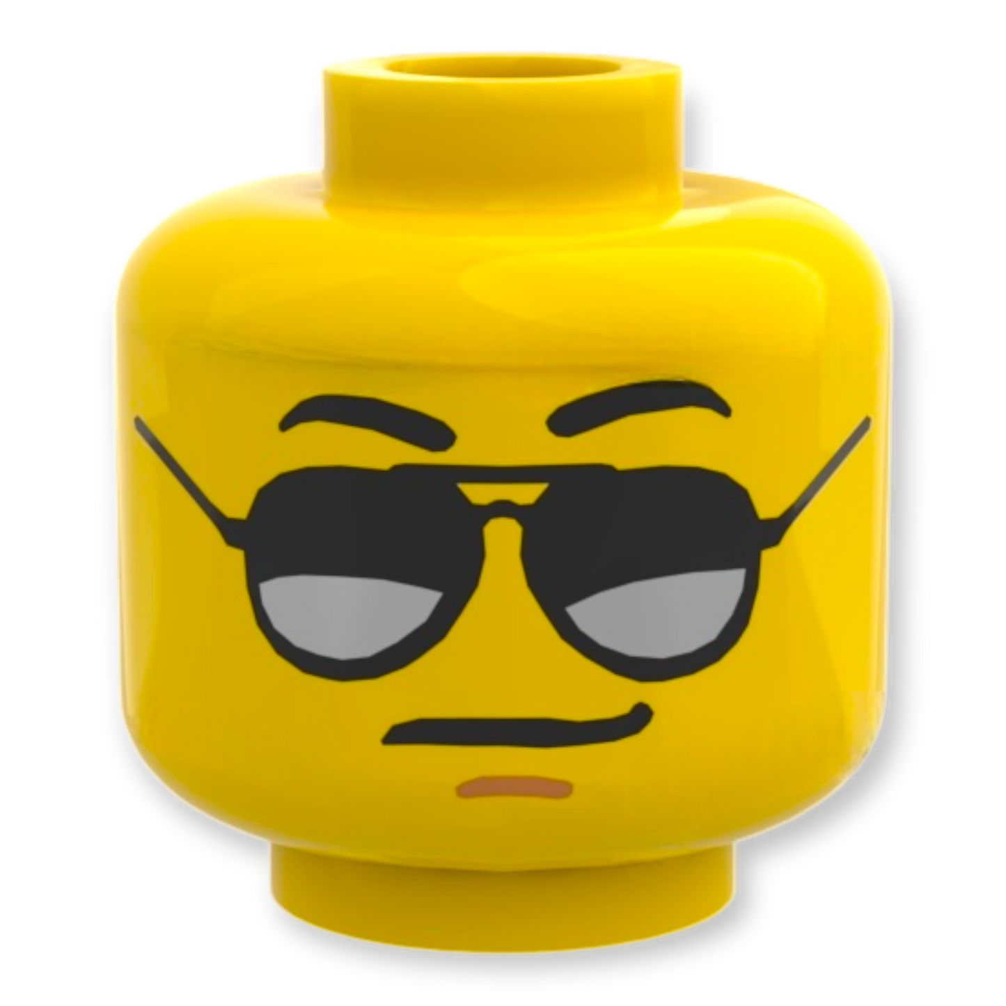 LEGO Head - 1663 mit schwarz/silberne Sonnenbrille