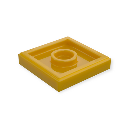 LEGO Plate Modified 2x2 - Pearl Gold