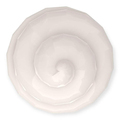 LEGO Plate Round 1x1 Horizontal Twist / Swirl - White