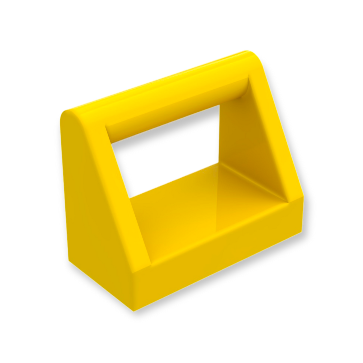 LEGO Tile Modified 1x2 with Bar Handle in Yellow