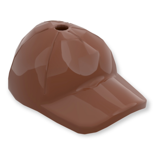 LEGO Hut - Cap in Reddish Brown