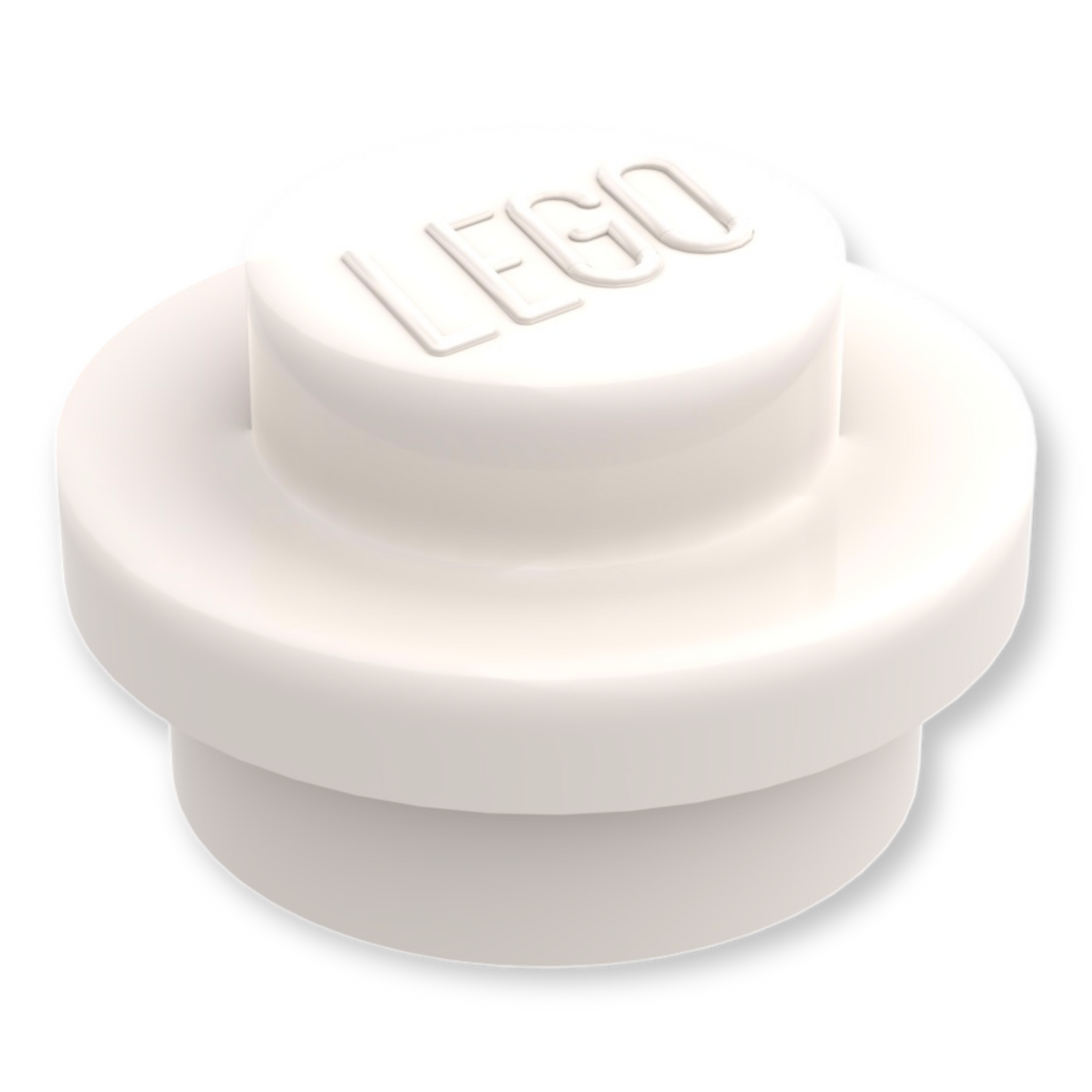 LEGO Plate Round 1x1 - Weiß