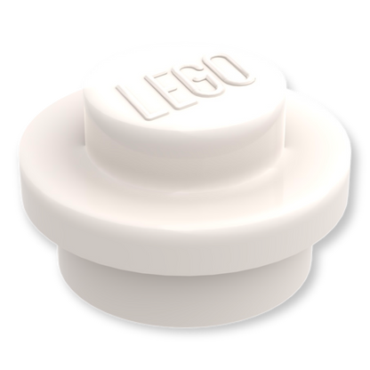 LEGO Plate Round 1x1 - Weiß