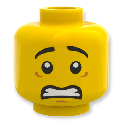 LEGO Head - 2224 Double-Sided - Smiling / Scared