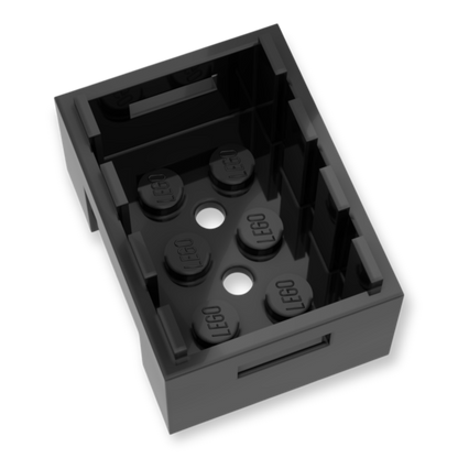 LEGO Kiste 3x4x1 2/3 in Schwarz