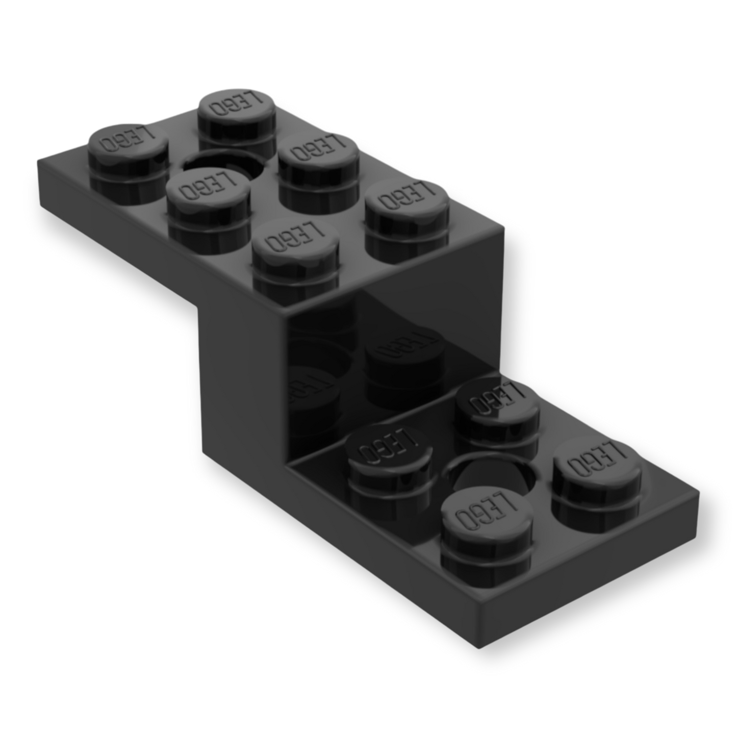 LEGO Bracket 5x2x1 1/3 with 2 Holes - Schwarz