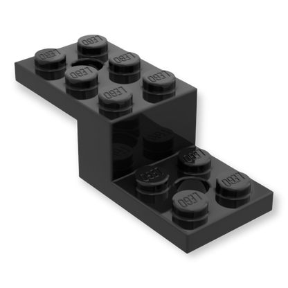 LEGO Bracket 5x2x1 1/3 with 2 Holes - Schwarz