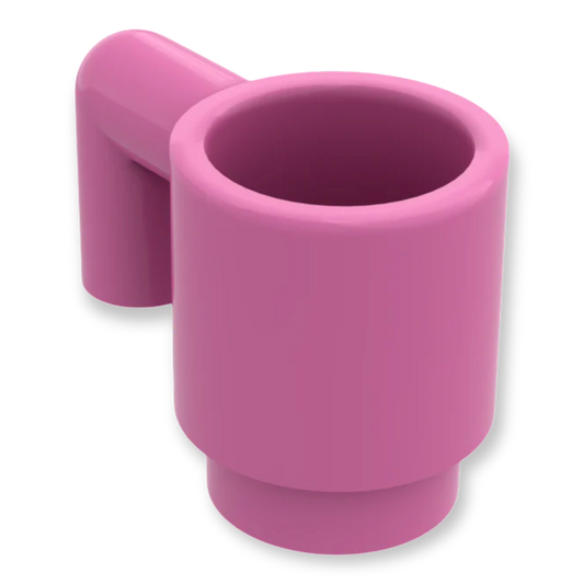 LEGO Minifiguren Tasse / Cup in Dark Pink