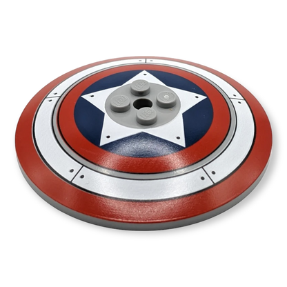 LEGO Dish 8x8 - Captain America Logo