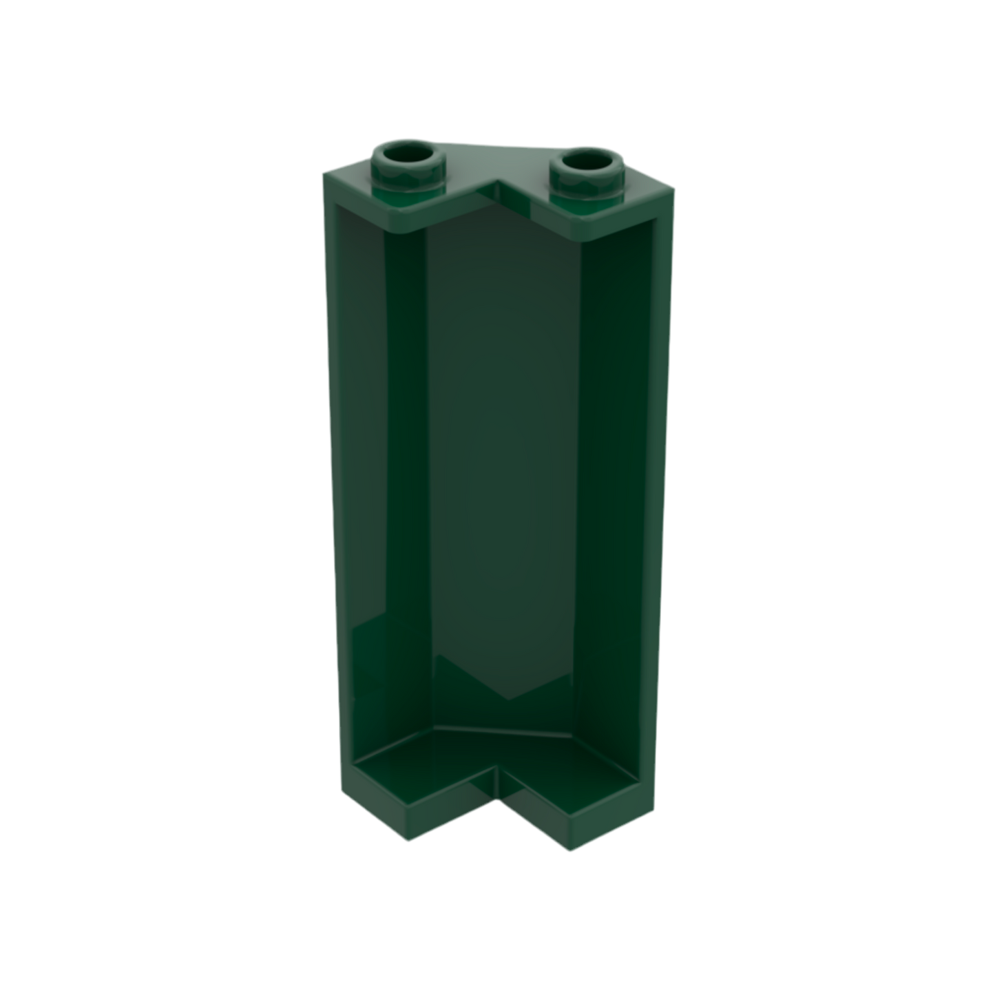 LEGO Panel 2x2x5 Corner Wall - Dark Green