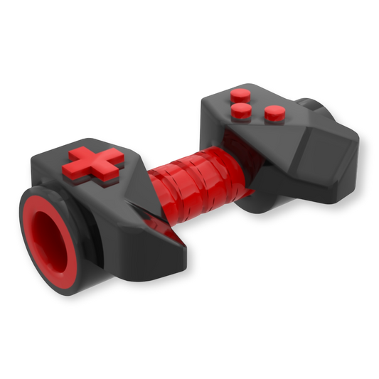 LEGO Einzelteil Minifiguren Game Controller in Schwarz/Rot