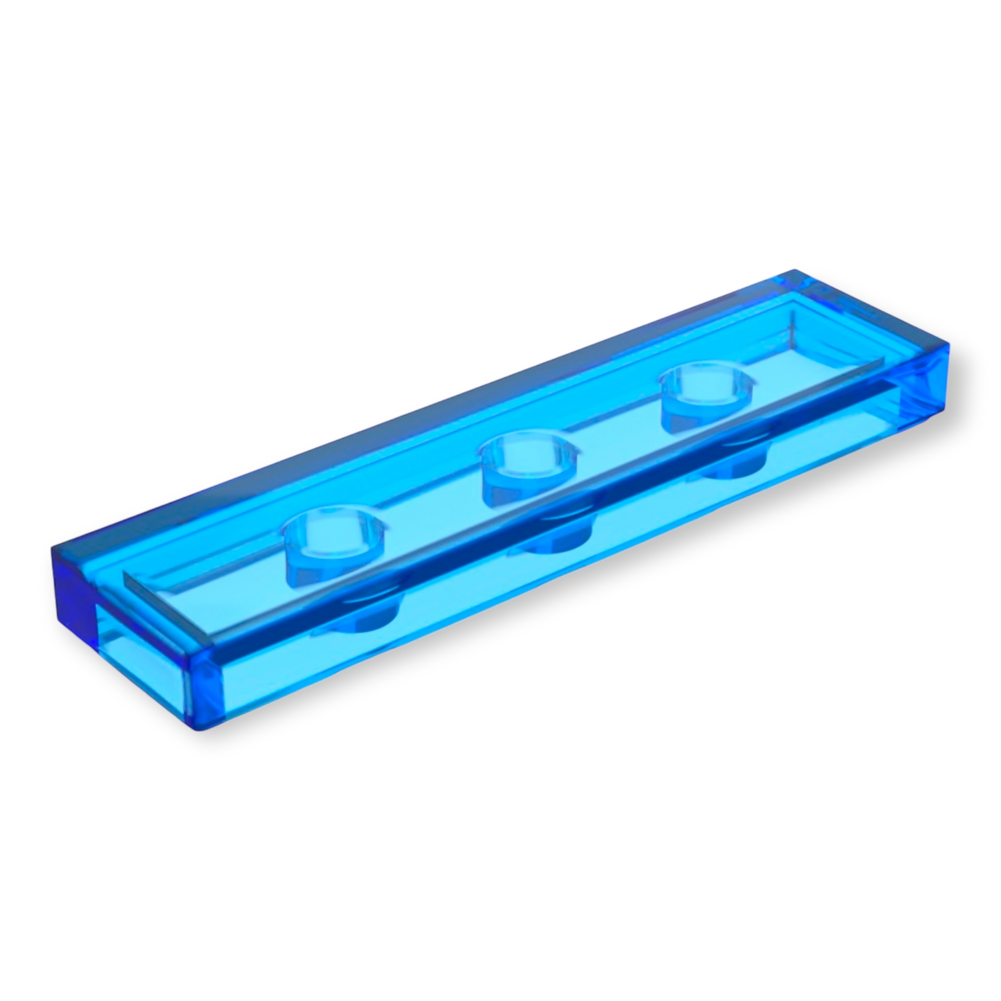 LEGO Tile 1x4 - Trans-Dark Blue