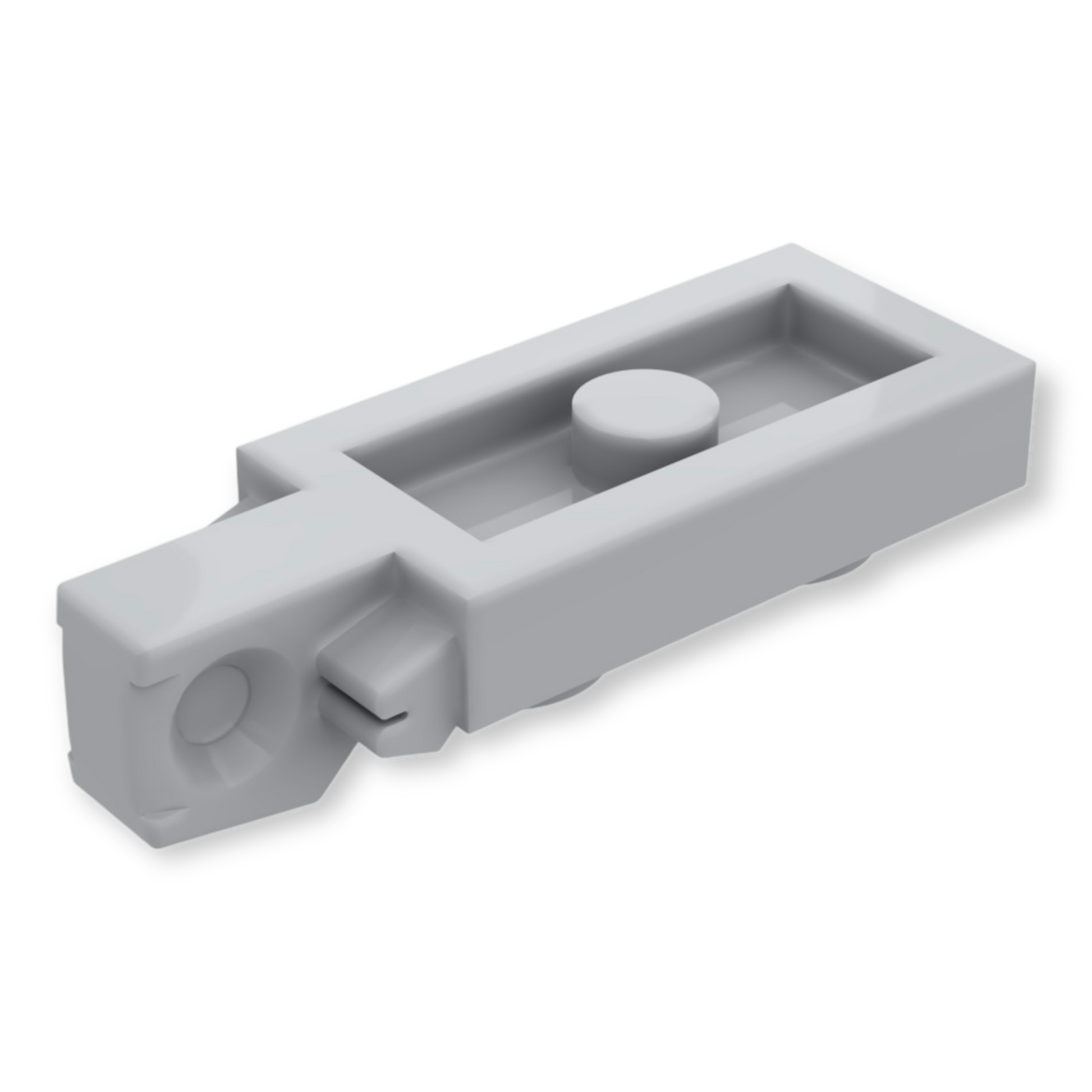 LEGO Hinge Plate 1x2 Locking with 1 Finger on End - Hellgrau