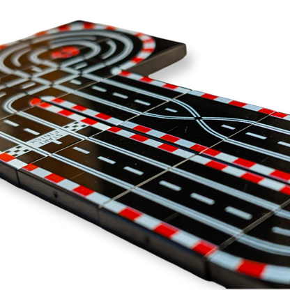 race track set on 2x2 tiles