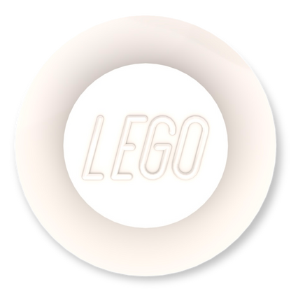 LEGO Plate Round 1x1 - Weiß