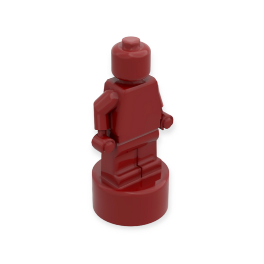 Trophée de figurine LEGO - Rouge foncé