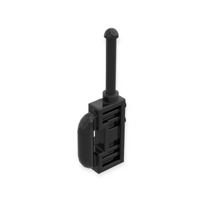 LEGO Utensil - Radio with Detailed Grille in Black