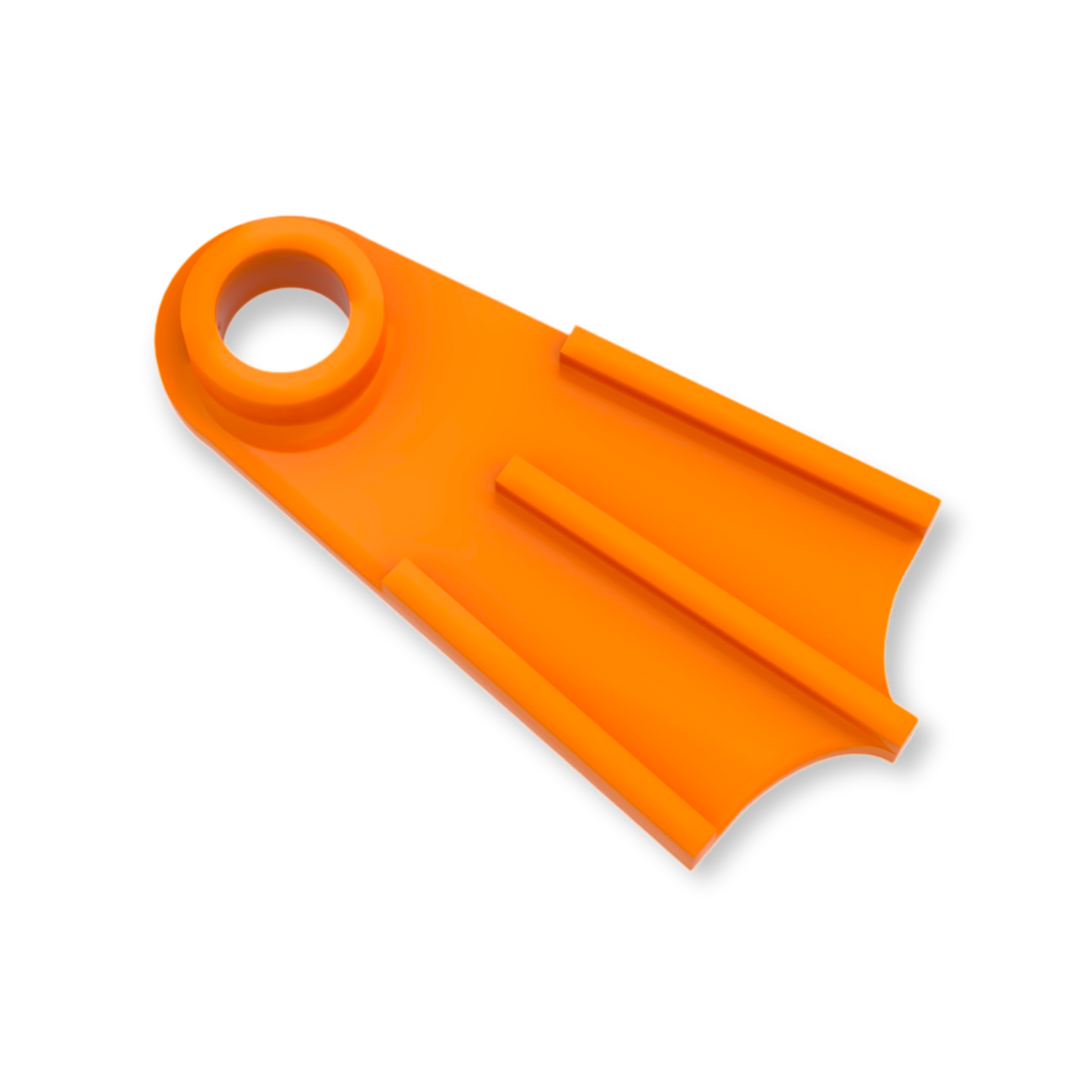 LEGO Utensil - Minifigure swimming fin in orange